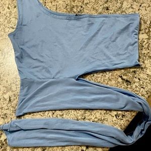 One Shoulder Tie Top